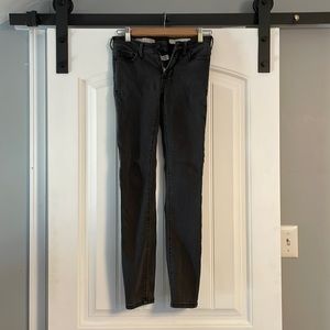 Pilcro and the Letterpress Dark Gray Skinny Jeans